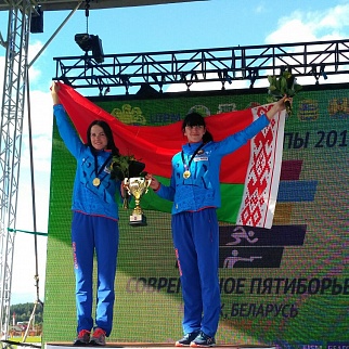 KATSIARYNA AROL AND TATSIANA KHALDOBA WON THE BRONZE MEDAL IN THE WOMEN'S RELAY OF THE SENIOR EUROPEAN CHAMPIONSHIPS